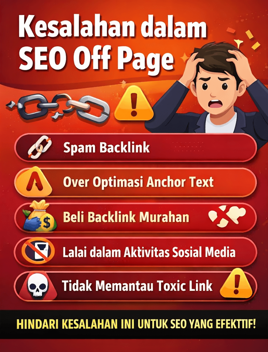 Kesalahan dalam SEO Off Page