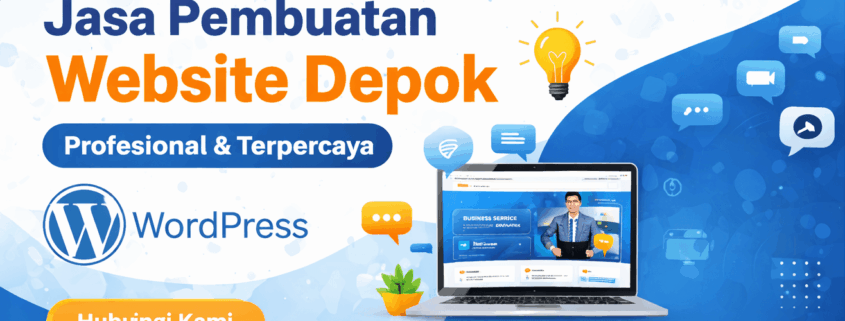 jasa pembuatan website murah di depok landingpage wordpress